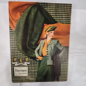 Vintage advertising print magazine ad 1940s fashion Forstmann Wool